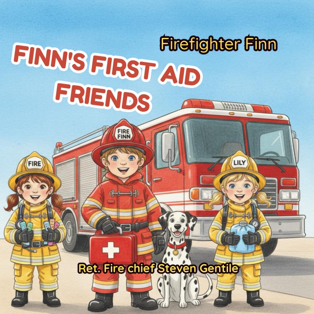 Firefighter Finn's First Aid Friends: Learning to Help with Small Ouchies (new illustrated books for firefighter finn)