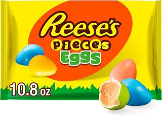 REESE'S PIECES Peanut Butter Eggs, Easter Candy Bag, 10.8 oz