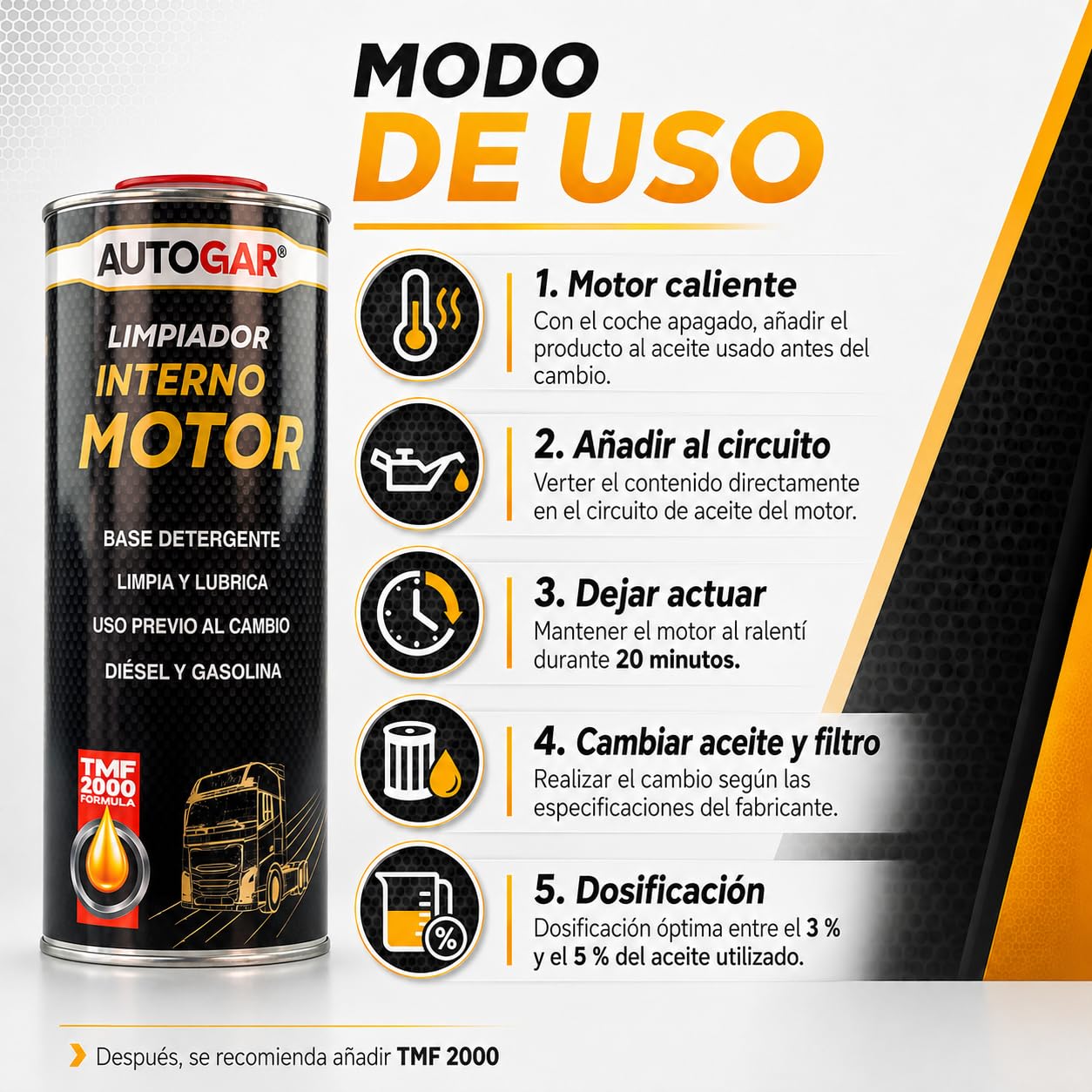 Limpiador Interno de Motores (1L). Ref. 12014