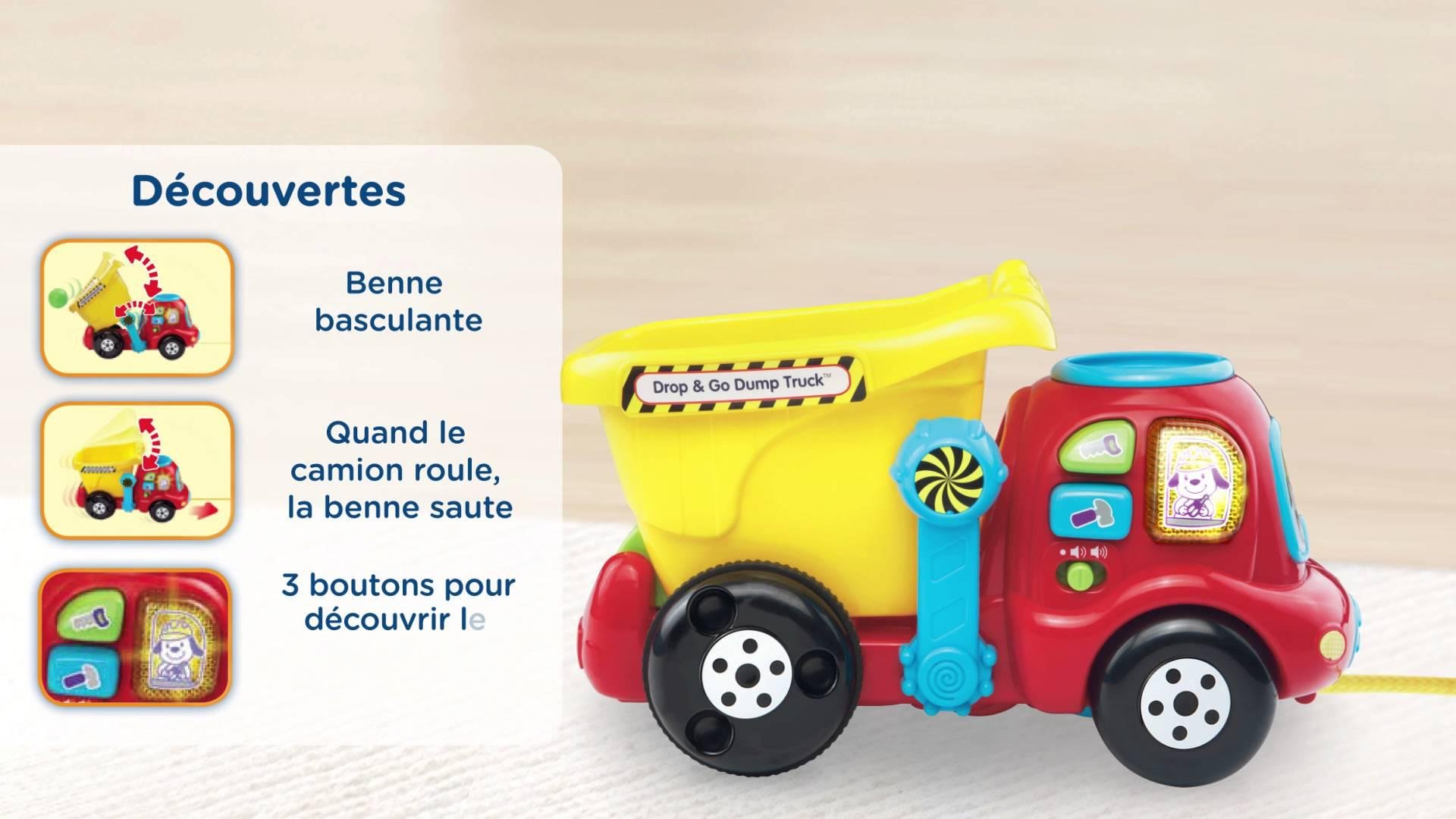 VTech - 166505 - Jouet Musical - Mon Camion Benne À Surprises