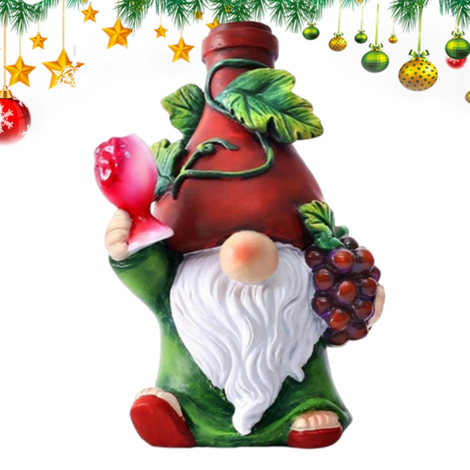 Figurines de gnomes de vin rouge idee cadeau decoration