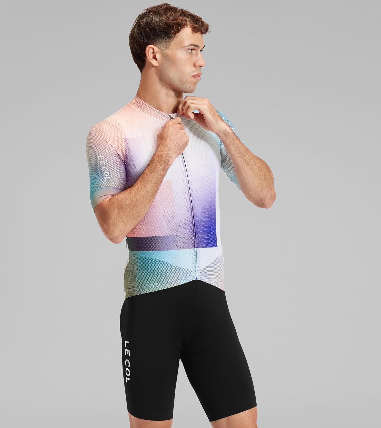 LE COL Men's Pro Air Lightweight Jersey | Short Sleeve Cycling Shirt | Lightweight Brethable | Mesh Construction | S - XL