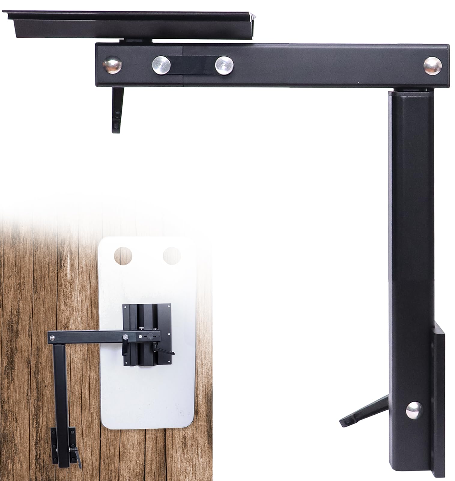 Upgrade Rv Table Leg with Folding Table Top, Swivels 360 Degrees