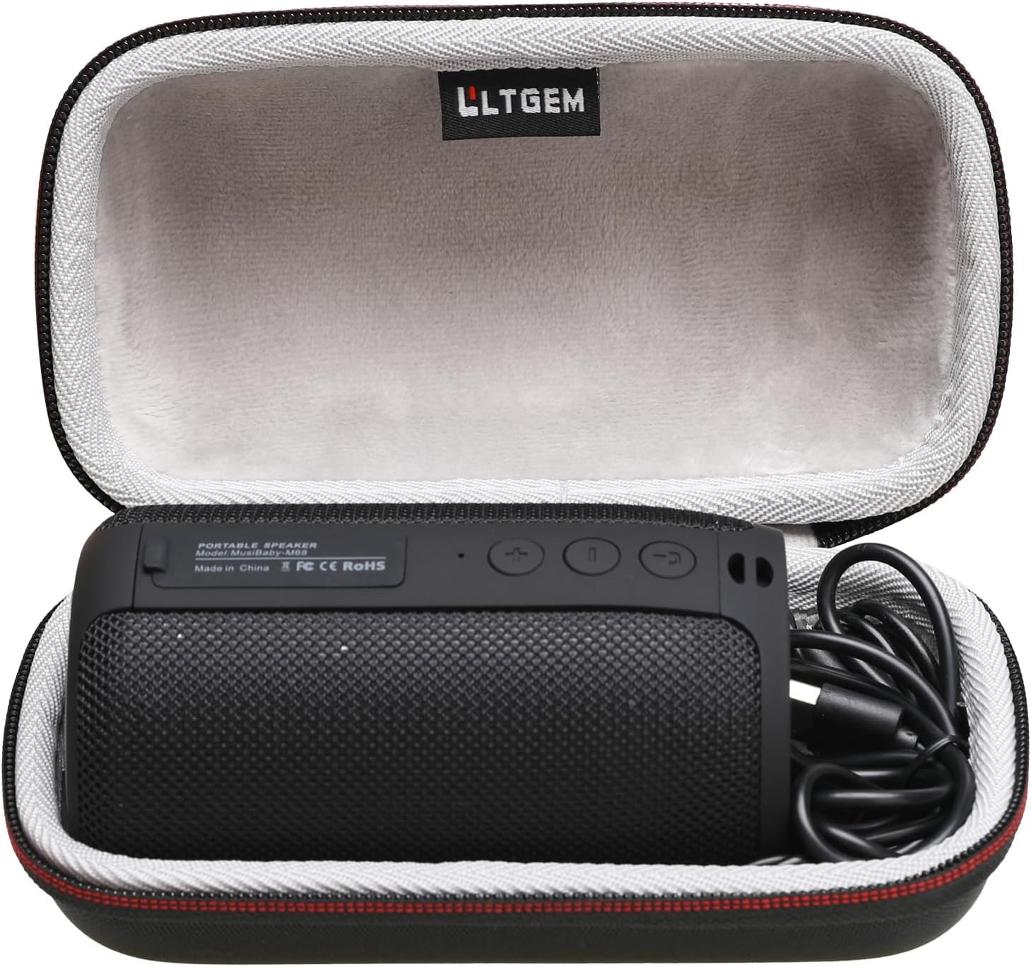LTGEM Speaker Case Compatible with MusiBaby M68 / Deeyaple IP67 Waterproof/Zealot S32 Bluetooth Speakers for Home Storage or Outdoor Carrying