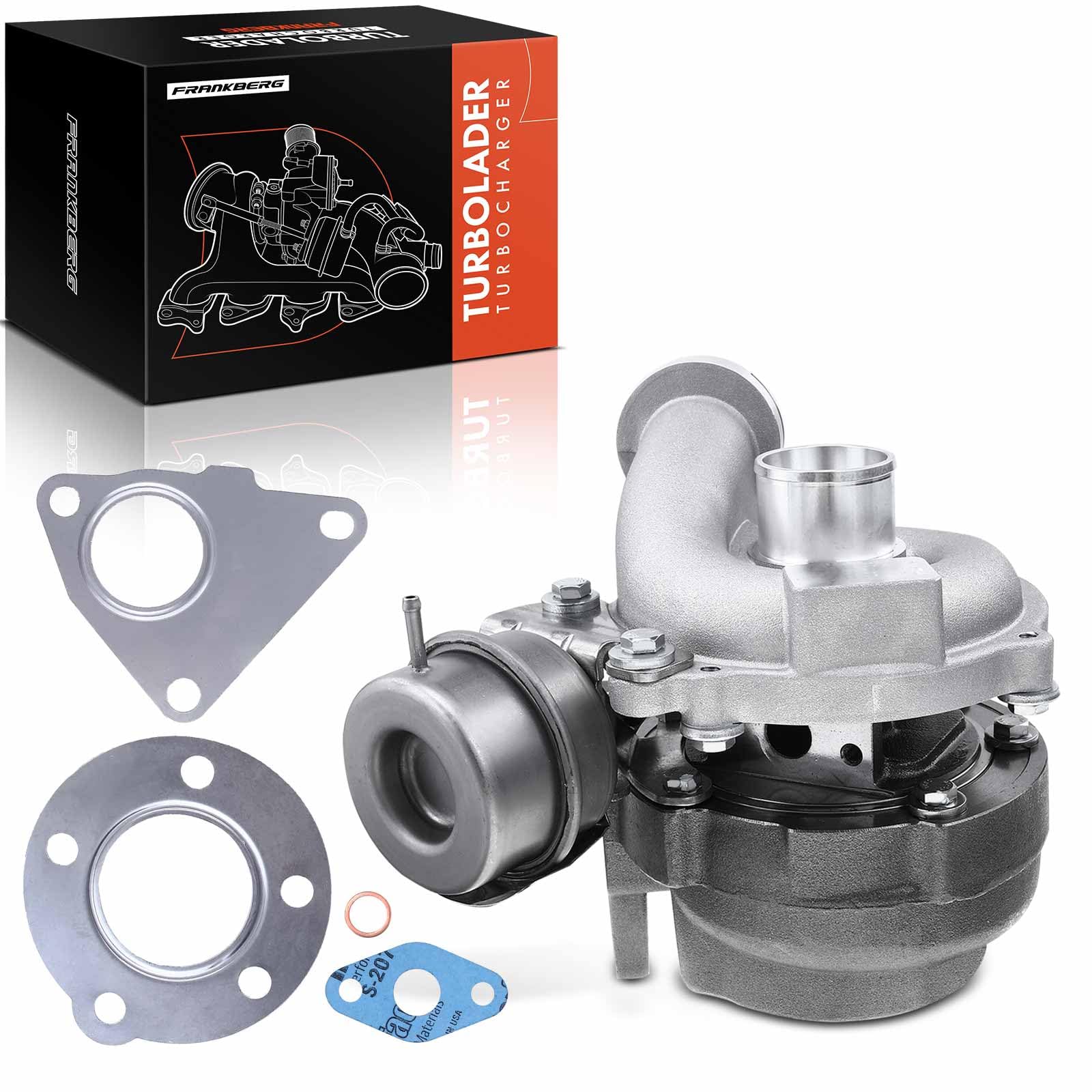 Frankberg Turbocompresor refrigerado por aceite BV39 8200405203 | Compatible con: Autobús NV200/Evalia, Scénic III JZ0/1, Tiida Hatchback C11, Saloon Tiida SC11, Cubo Z12