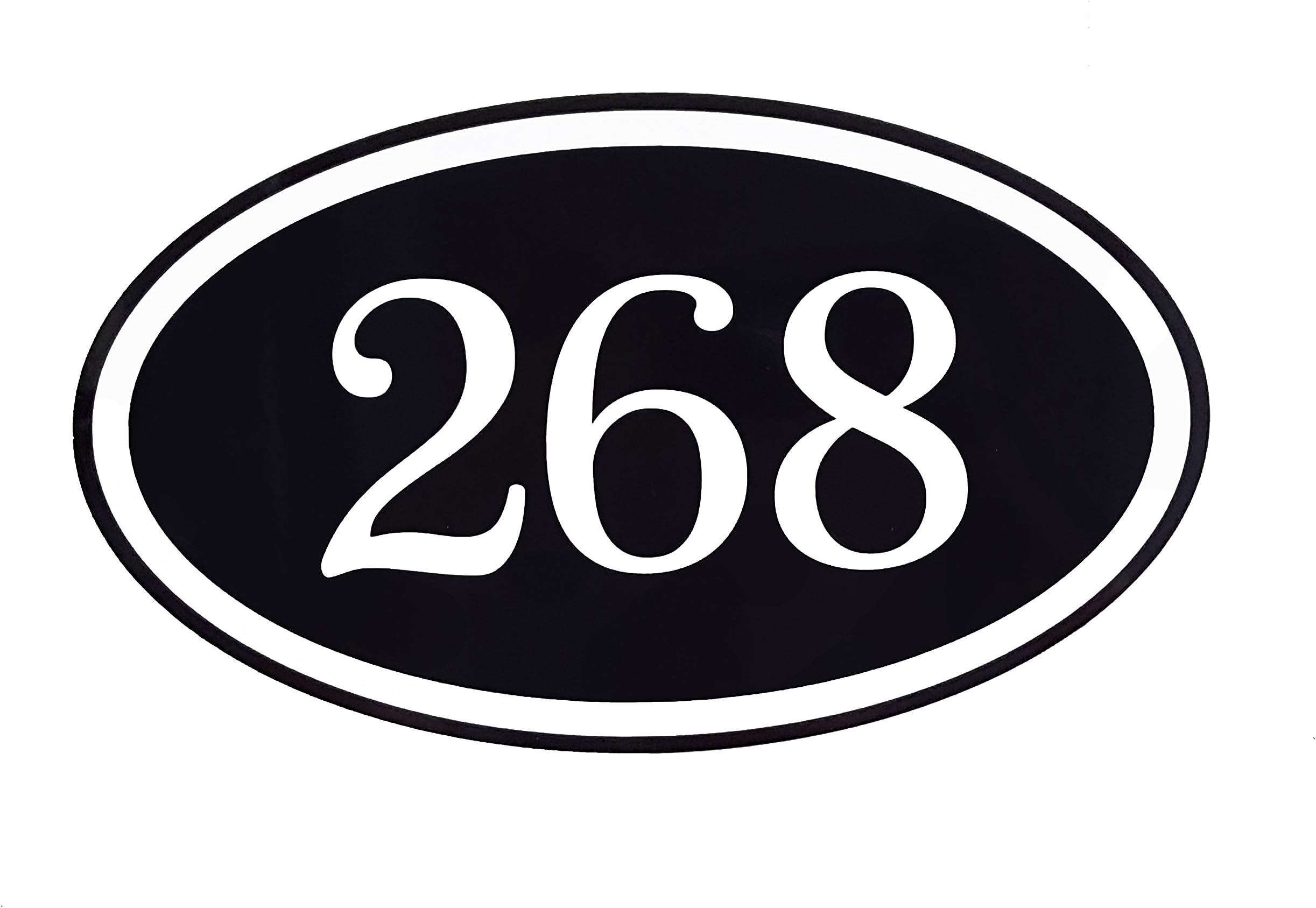 Personalized Home Address Plaque Custom Aluminum 12" x 7" Sign with Your Address Number