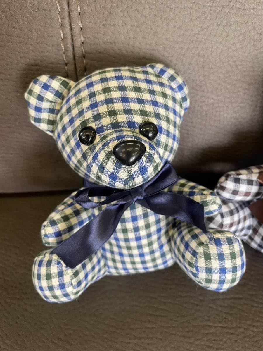 Amazon.co.jp: テディベア ぬいぐるみ チェック柄 プレゼント ギフト