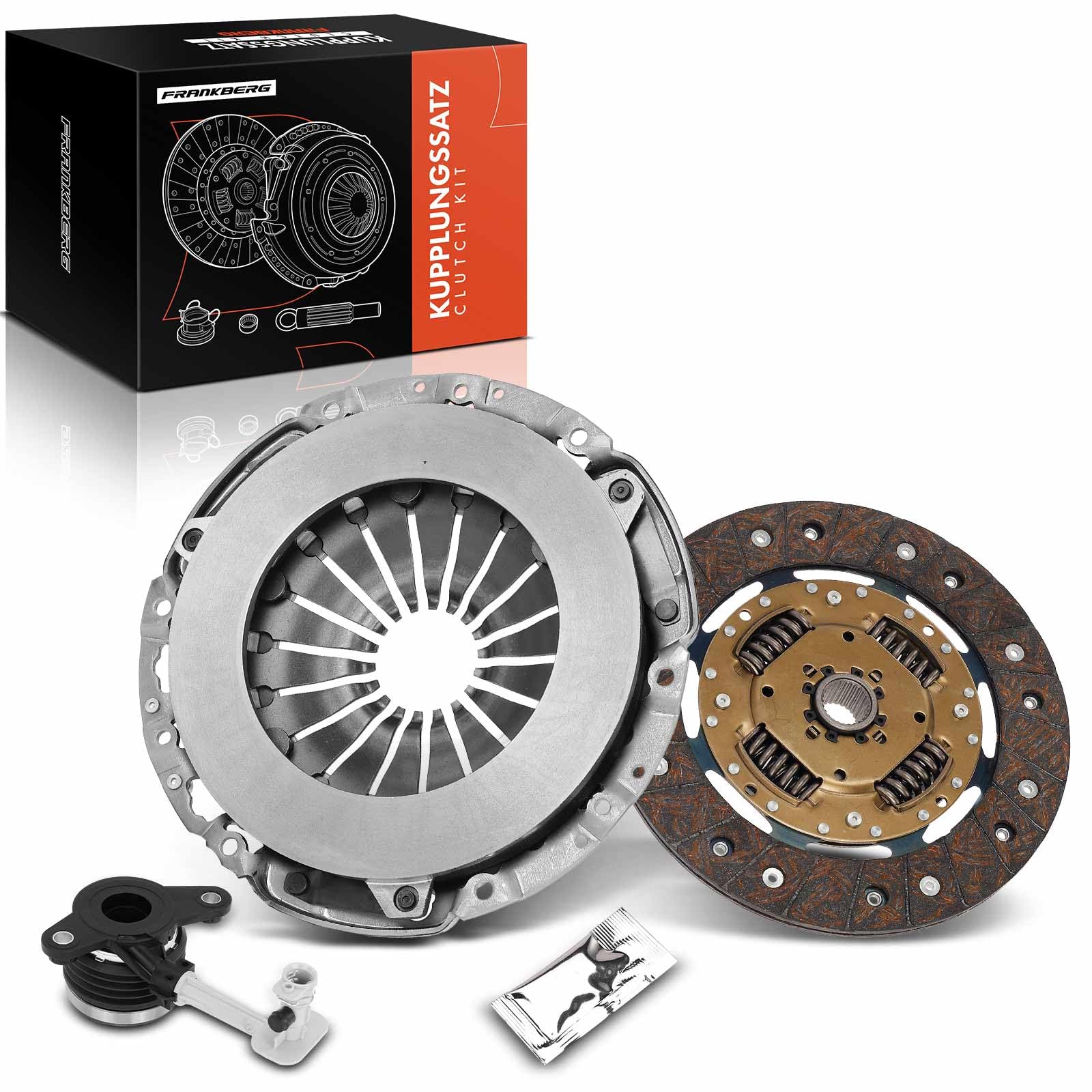 Frankberg Kit de embrague de 26 dientes con grasa sintética 8200335084 | Compatible con: M.e.g.a.n.e II Furgoneta/Combi KM, K.a.n.g.o.o Express FW0/1, M.e.g.a.n.e II Estate KM0/1