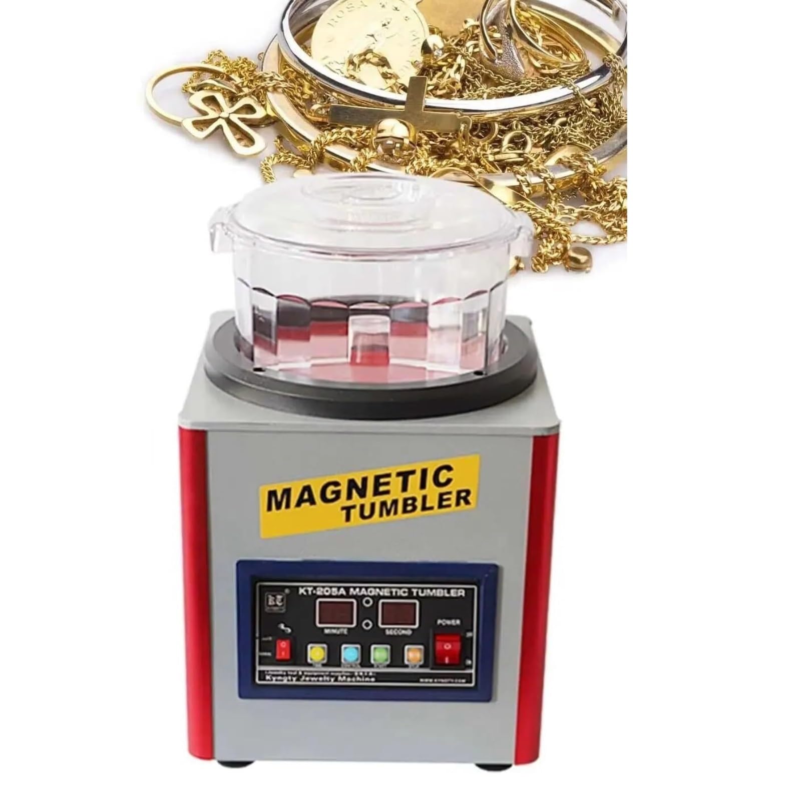 Polerka do biżuterii, Polerka Do Biżuterii Elektromagnetyczna KT-205A Wydajność 2800 Obr/min Złota I Srebra