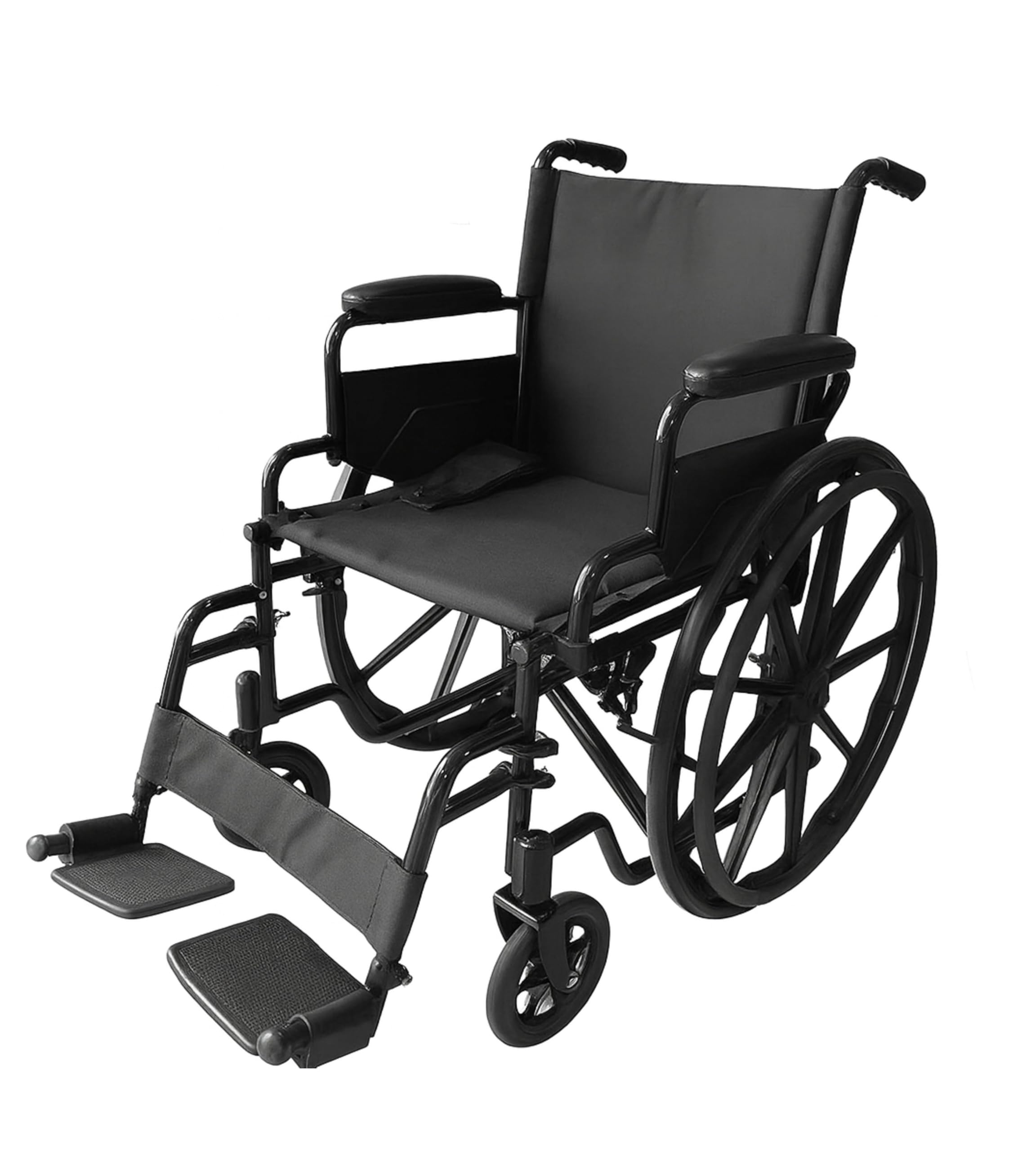 App Life Sedia a Rotelle Pieghevole Leggera ad Autospinta, Dispositivo Medico Classe I per Disabili/Anziani Acciaio con Braccioli, Pedane ribaltabili Estraibili