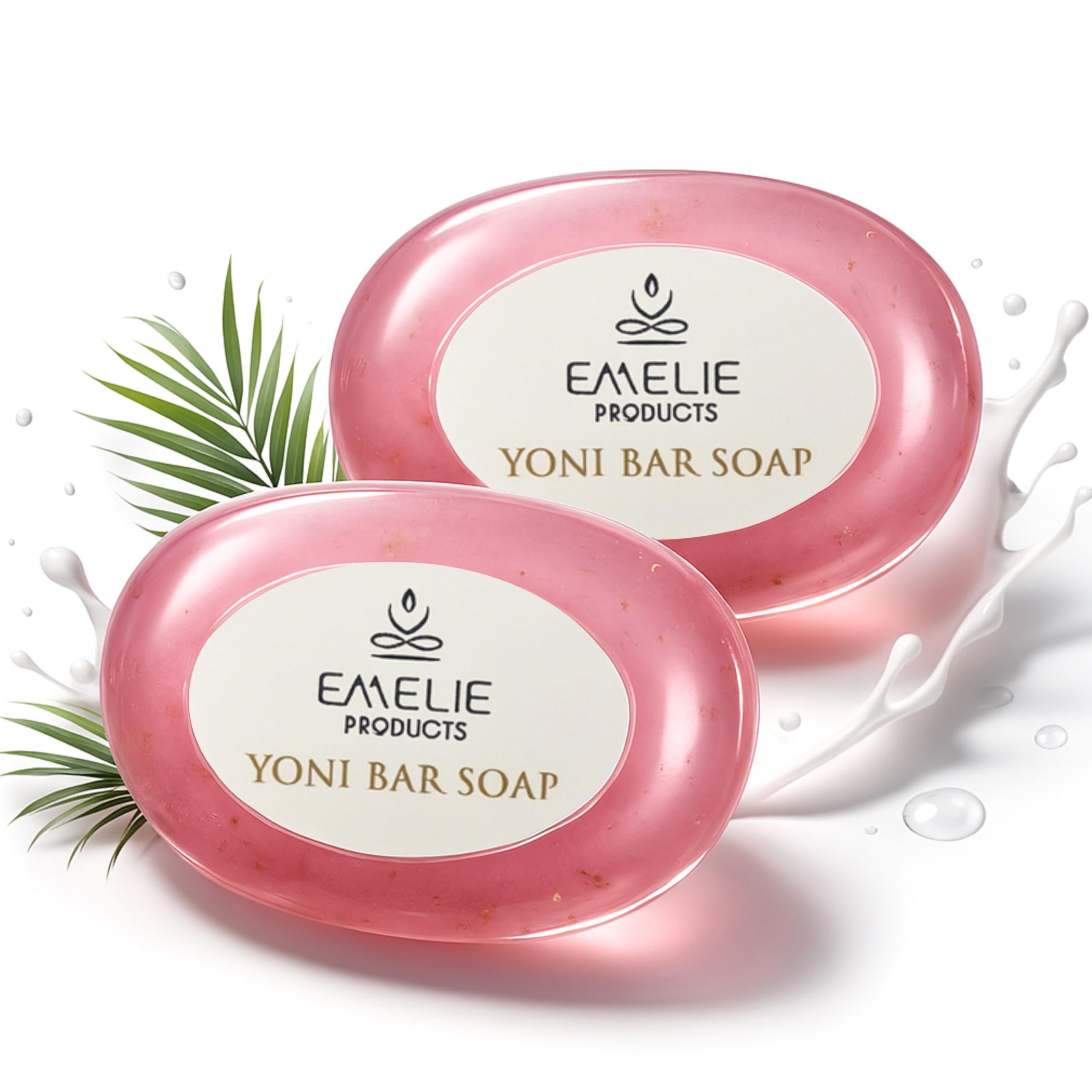 Natural Feminine Soap Bar pH Balanced – 2 Pack x 100g – Cold Process Intimate Wash with Botanical Extracts – Gentle Daily Feminine Hygiene Bar, for Daily Comfort & Fresh Feel