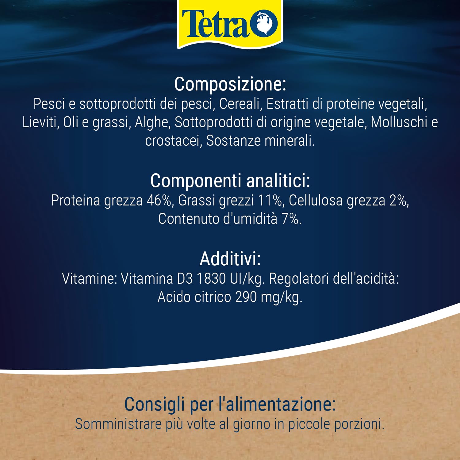TetraPhyll Flakes - Mangime per tutti i pesci ornamentali erbivori, mangime in scaglie con fibre essenziali, secchio da 10 L
