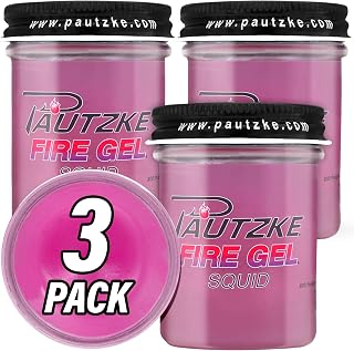 Pautzke Fire Gel Bait Scent Trout Fishing Attractant, Long-Lasting Fish Scent Gel, Freshwater Saltwater Compatible, Strong Scent Trail for Bass Crappie Catfish, Easy Apply Lure Enhancer, 1.75 Ounce