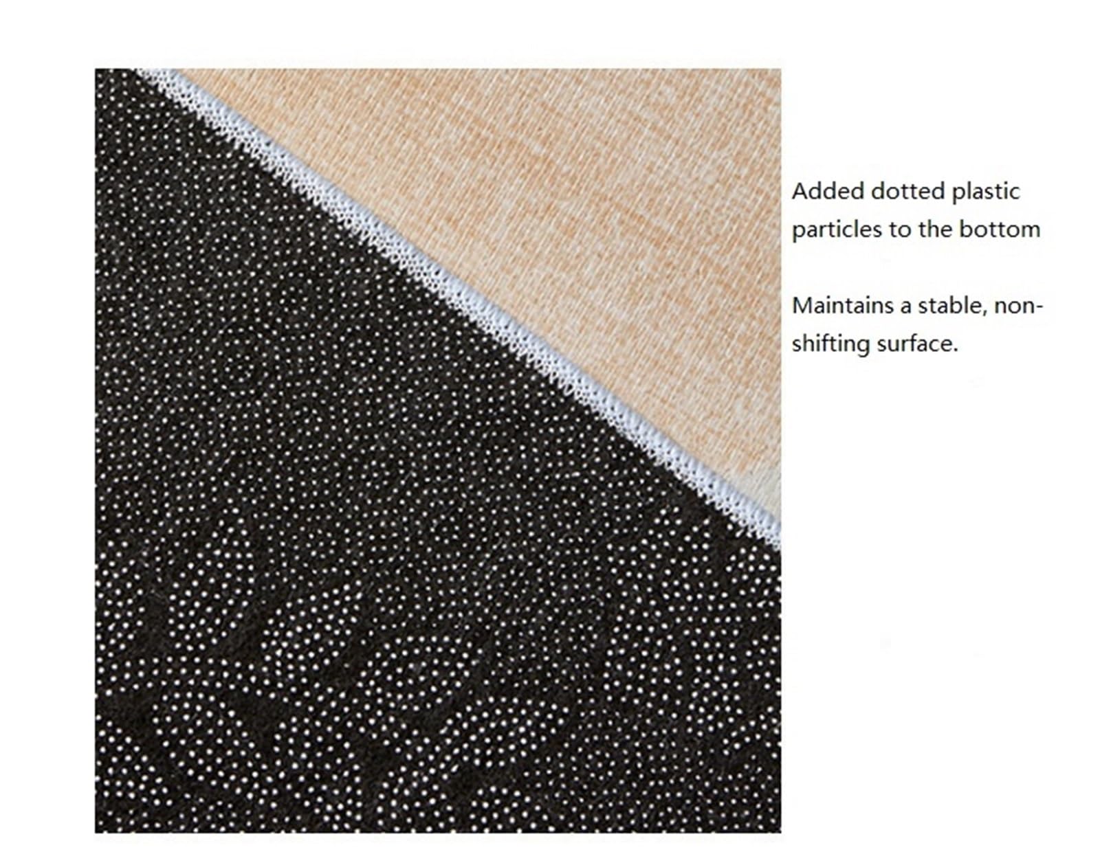 Tapis Boho Lavable Velours Cristal(Checkered Brown,80 * 180cm)
