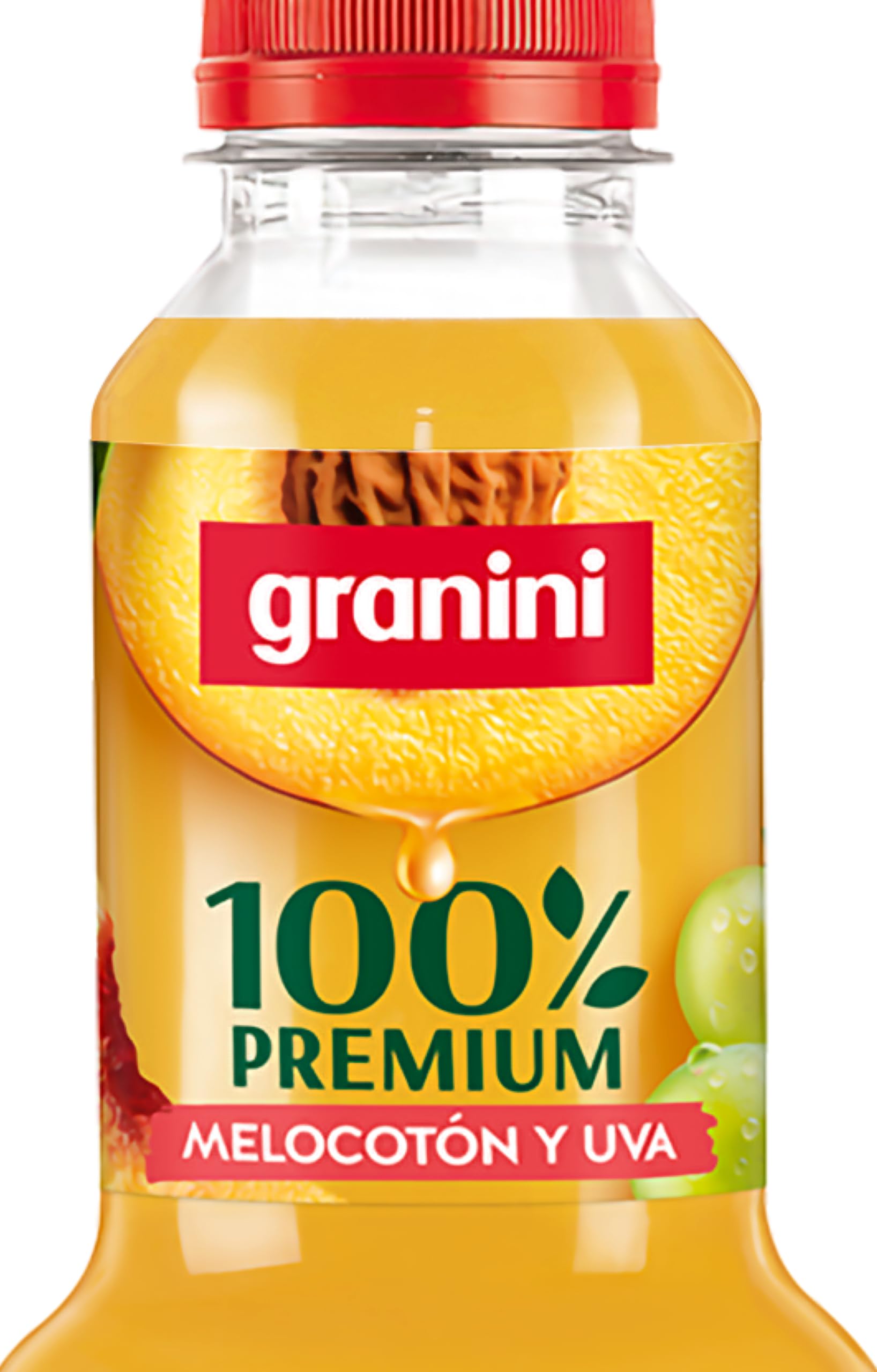 Granini Zumo de Melocotón y Uva Sin azúcares añadidos 1L 100% Fruta