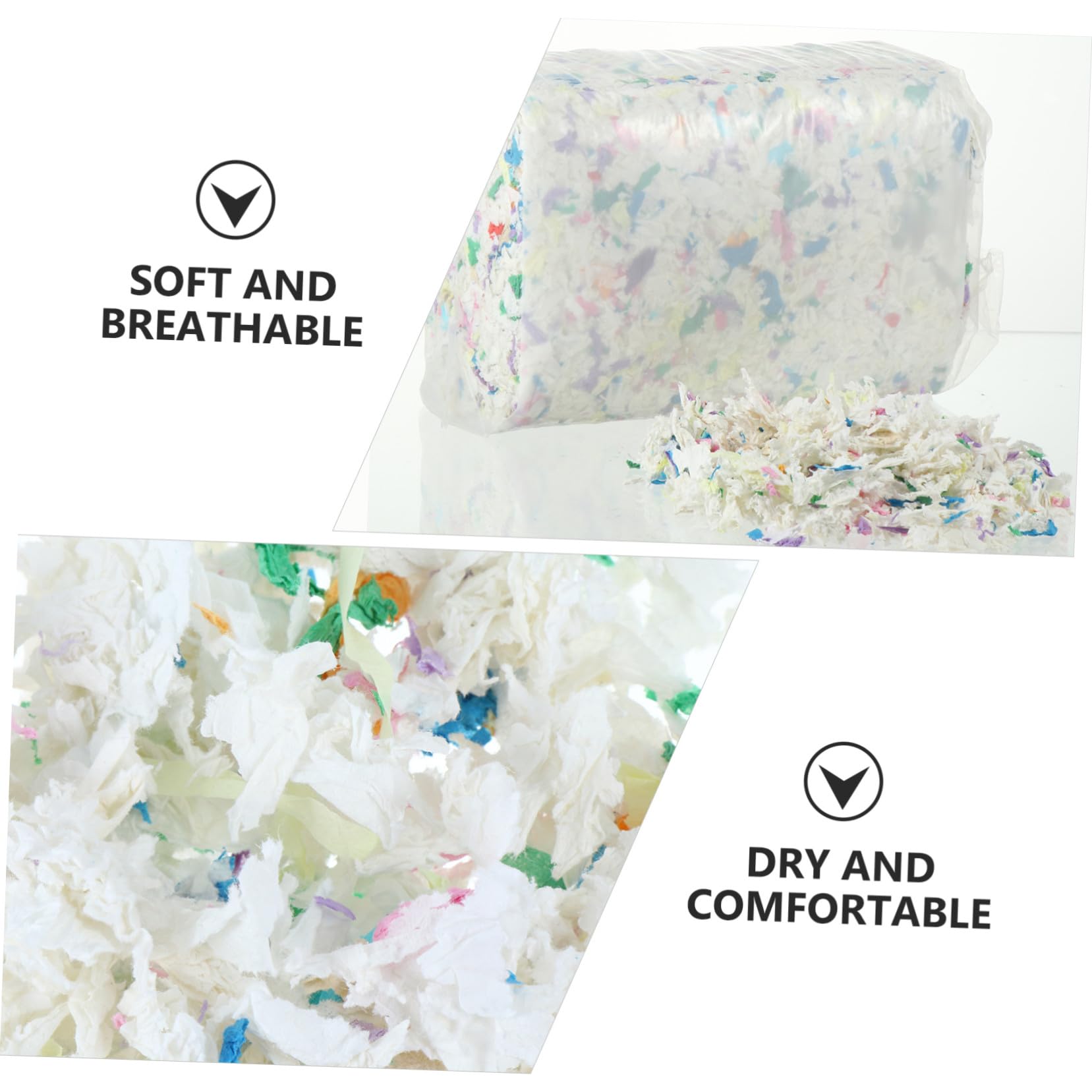 Hamsterkäfigpapier als Käfigauskleidung 450g aus Papier Super Saugfähig und Komfortabel Papiereinlage für Kleintierbetten für Hamster und Meerschweinchen