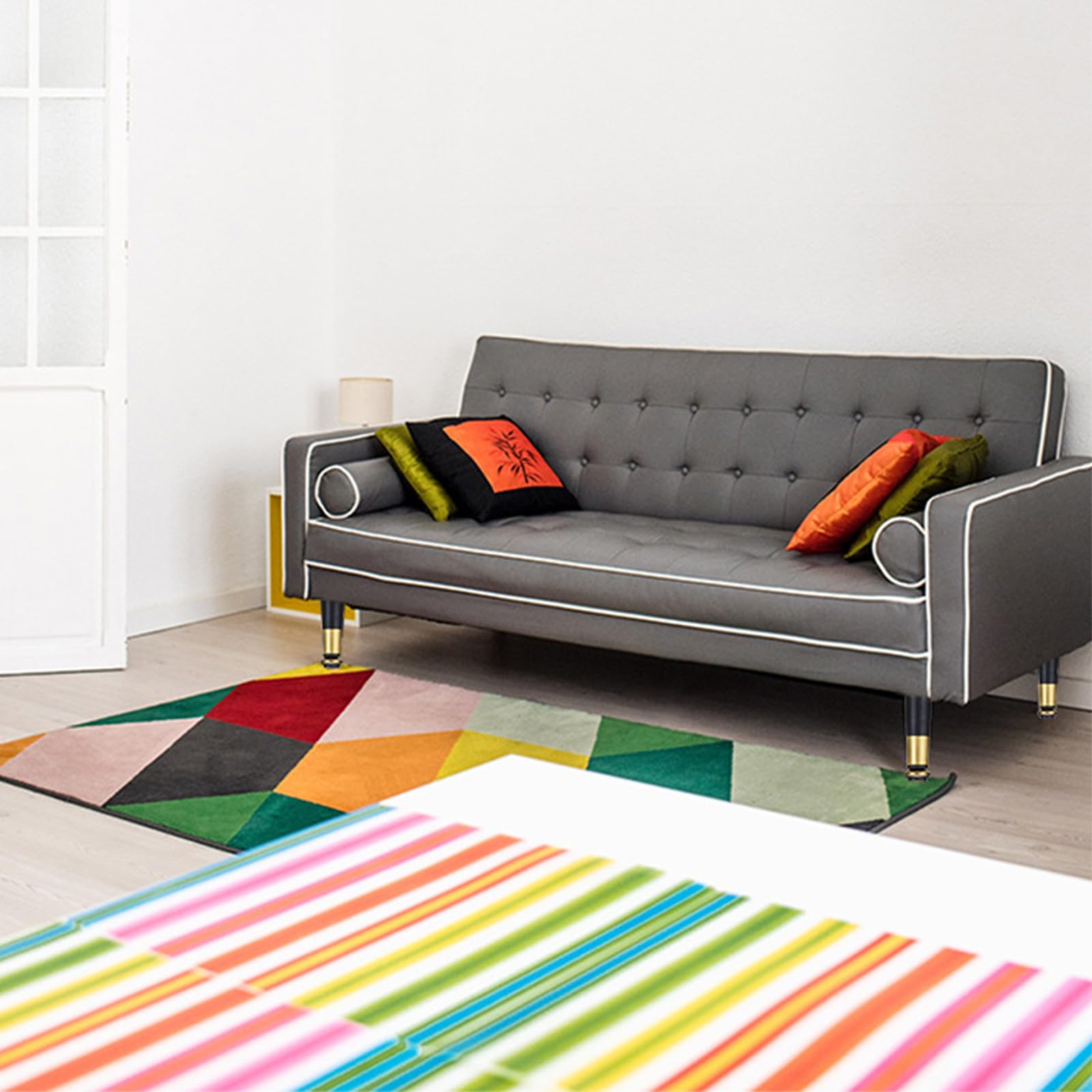 Piedini per Tavolo Conici Di Ricambio 4 Pezzi Piedini Regolabili per Tavolo Acciaio Laminato A Freddo Nero Vernice Spray Piedini per Divano Altezza: 10,5-72,5 cm Piedini per Mobile 50,5 cm/19,9"
