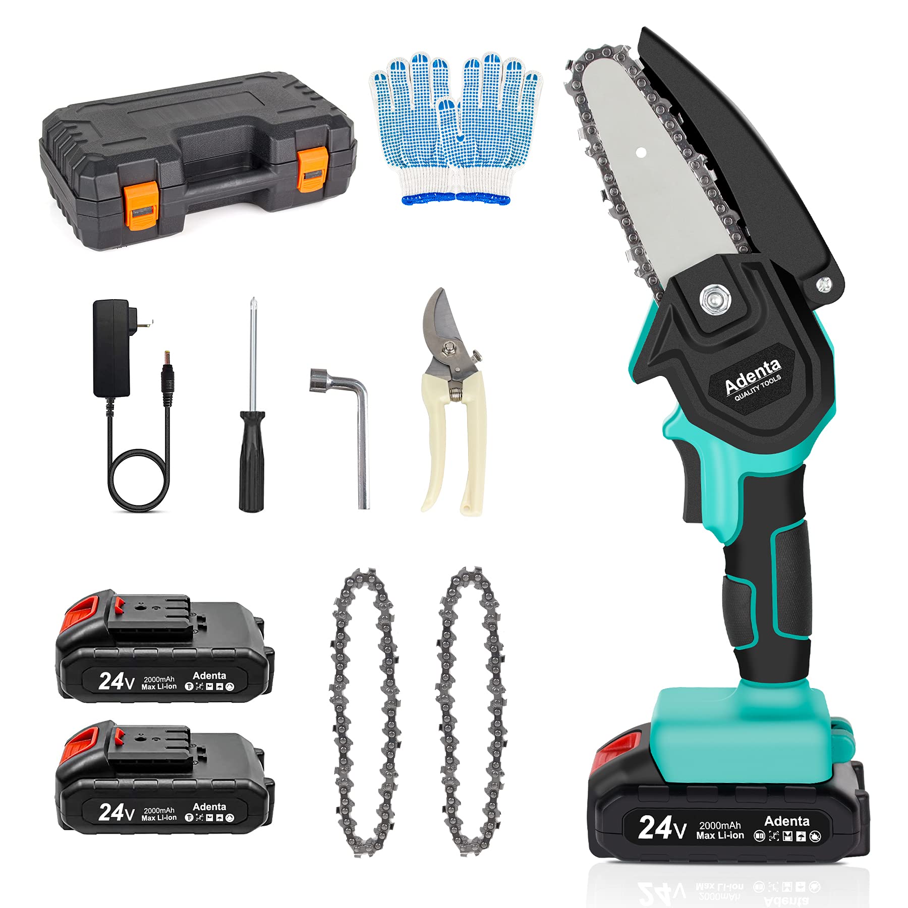 Buy Mini Chainsaw, 4Inch Cordless Electric Handheld Chainsaw with