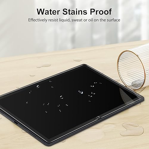 Miniatura 6 de SPARIN Protector de pantalla para Samsung Galaxy Tab A8 de 10.5 pulgadas (SM-X200X205X207), paquete de 3 protectores de pantalla de vidrio templado