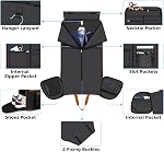 Convertible Garment Duffel Bags for Travel - Carry on Garment Duffle with Toiletry Bag Storage Bag Large Travel Duffel Bag 2 in 1 Hanging Suit Bag Weekender Bag for Men Women 3pcs Set