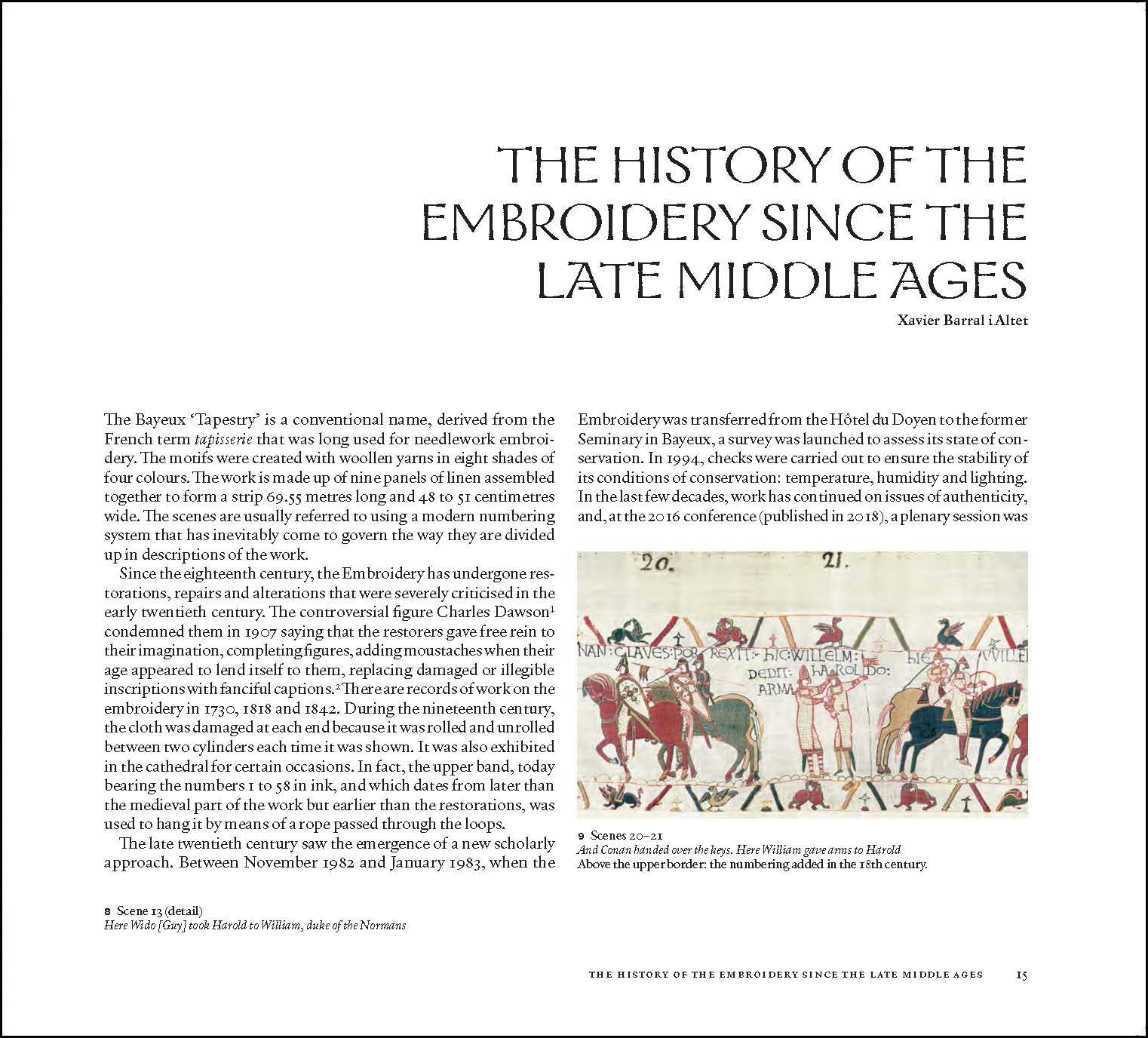 The Bayeux tapestry