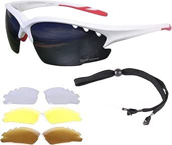 Occhiali Da Ciclismo Polarizzati Uomo Donna | Protezione UV400 | Leggeri E Avvolgenti Per Sport - Foto 4