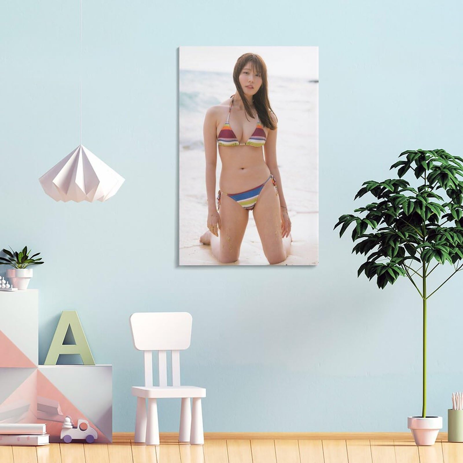 Amazon.co.jp: 装飾画小日向ゆか写真小日向ゆかポスター キャンバス