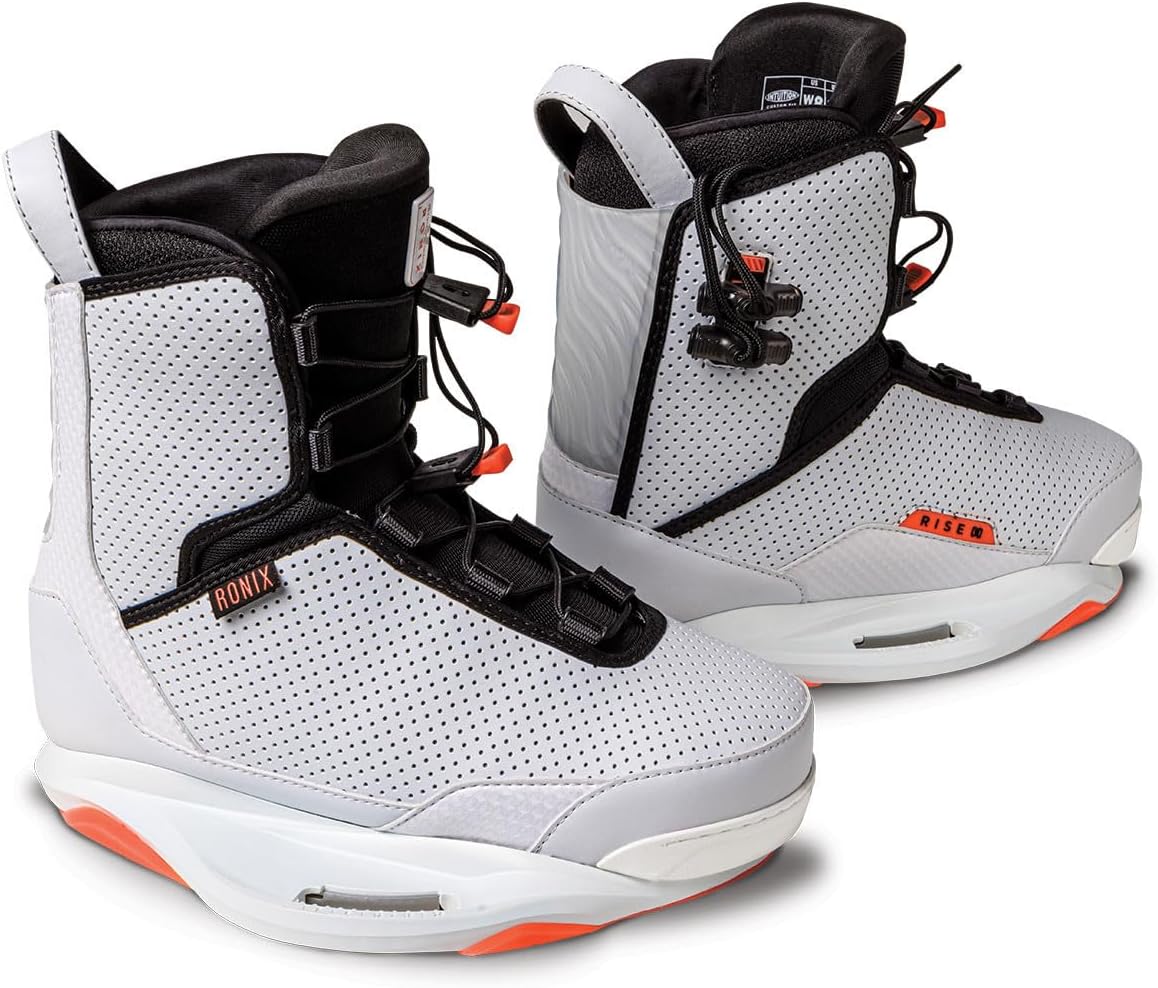 Ronix Wake Boot Rise - Intuition - White/Peach Smoothie - 10
