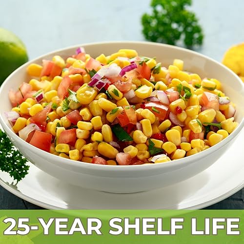 Miniatura 4 de Nutristore Maíz liofilizado  Vegetales de calidad premium para bocadillos saludables o almacenamiento a largo plazo  Suministro de alimentos
