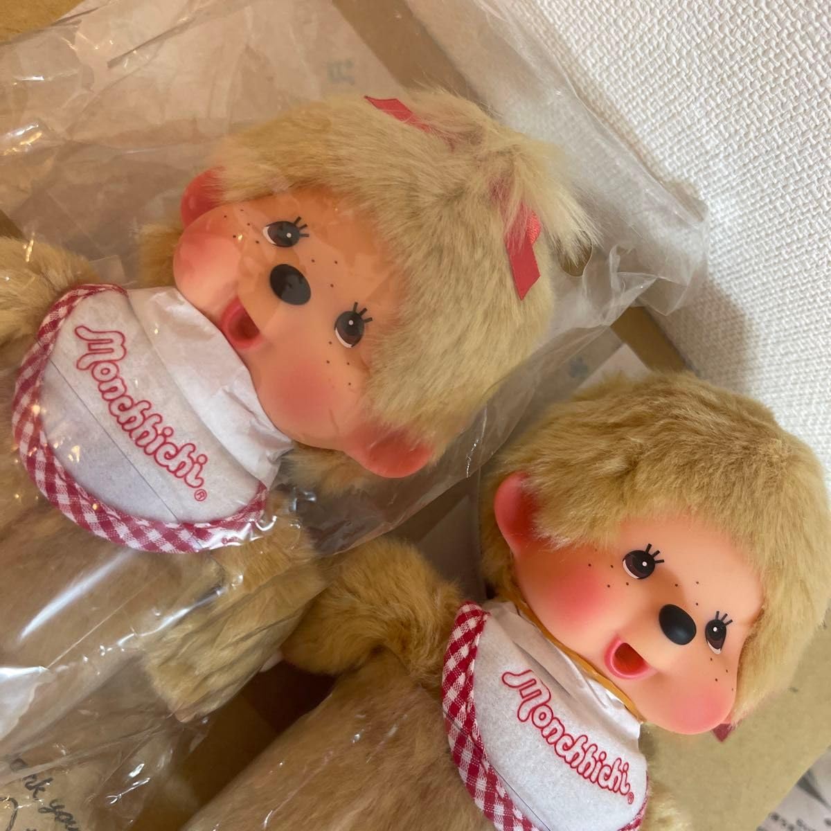 モンチッチ スタンダード ぬいぐるみ S ベージュ 男の子　女の子　セット プレミアムスタンダードモンチッチ Sサイズ ベージュ 女の子