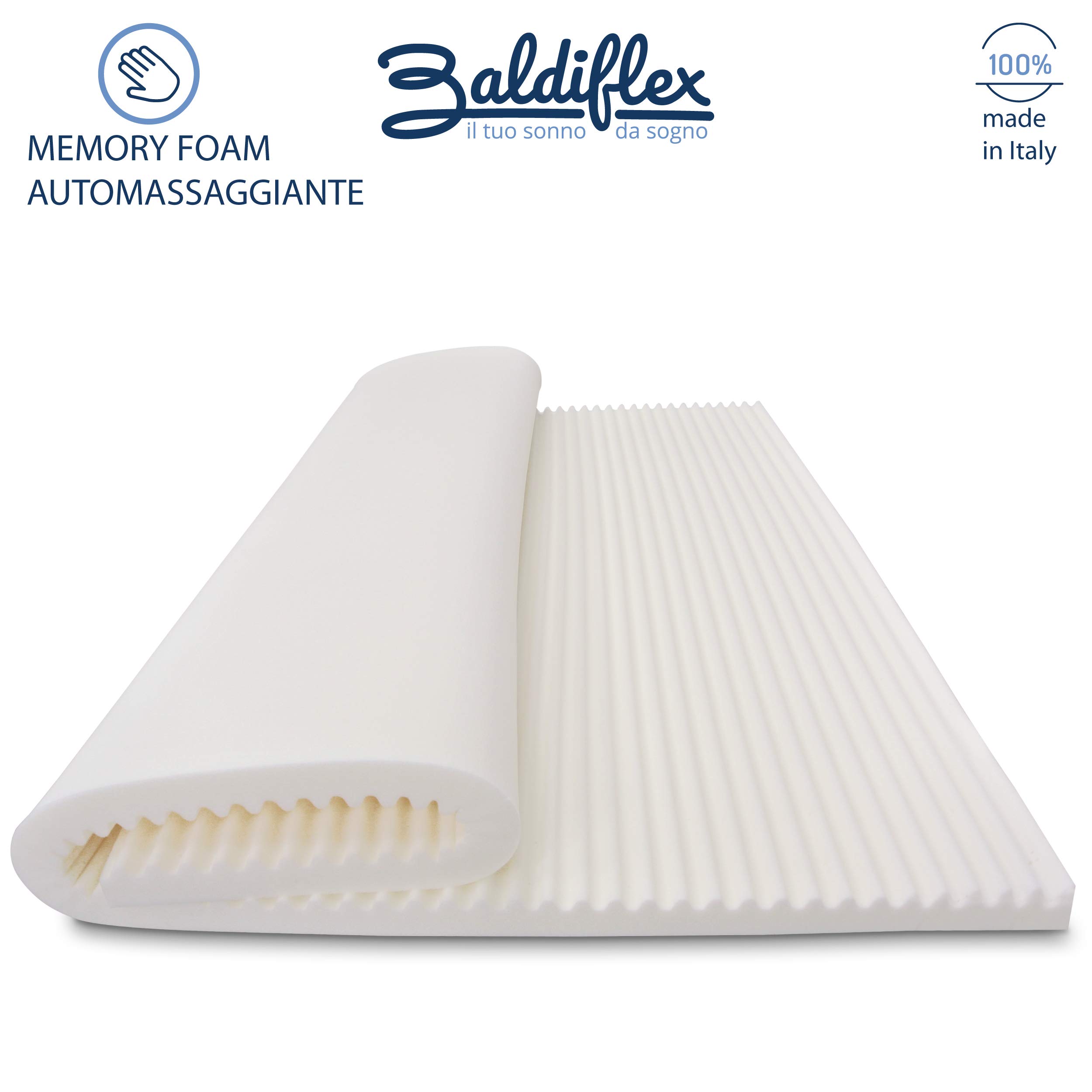 Surmatelas 90x200 Cm-Epaisseur 3 Cm- Mémoire De Forme Ultra Frais Et