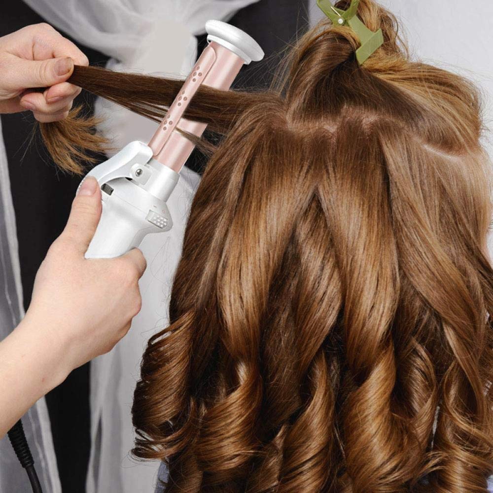 Portable Hair Curler Cordless Ceramic Professional Curling, 2-w-1 Przenośne ładowanie USB MINI Curling, do luźnych loków