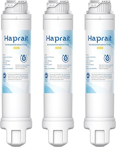 Miniatura 1 de Haprait HP007 Repuesto para Frigidaire EPTWFU01, EWF02, Pure Source Ultra II Filtro de agua y hielo, paquete de 3