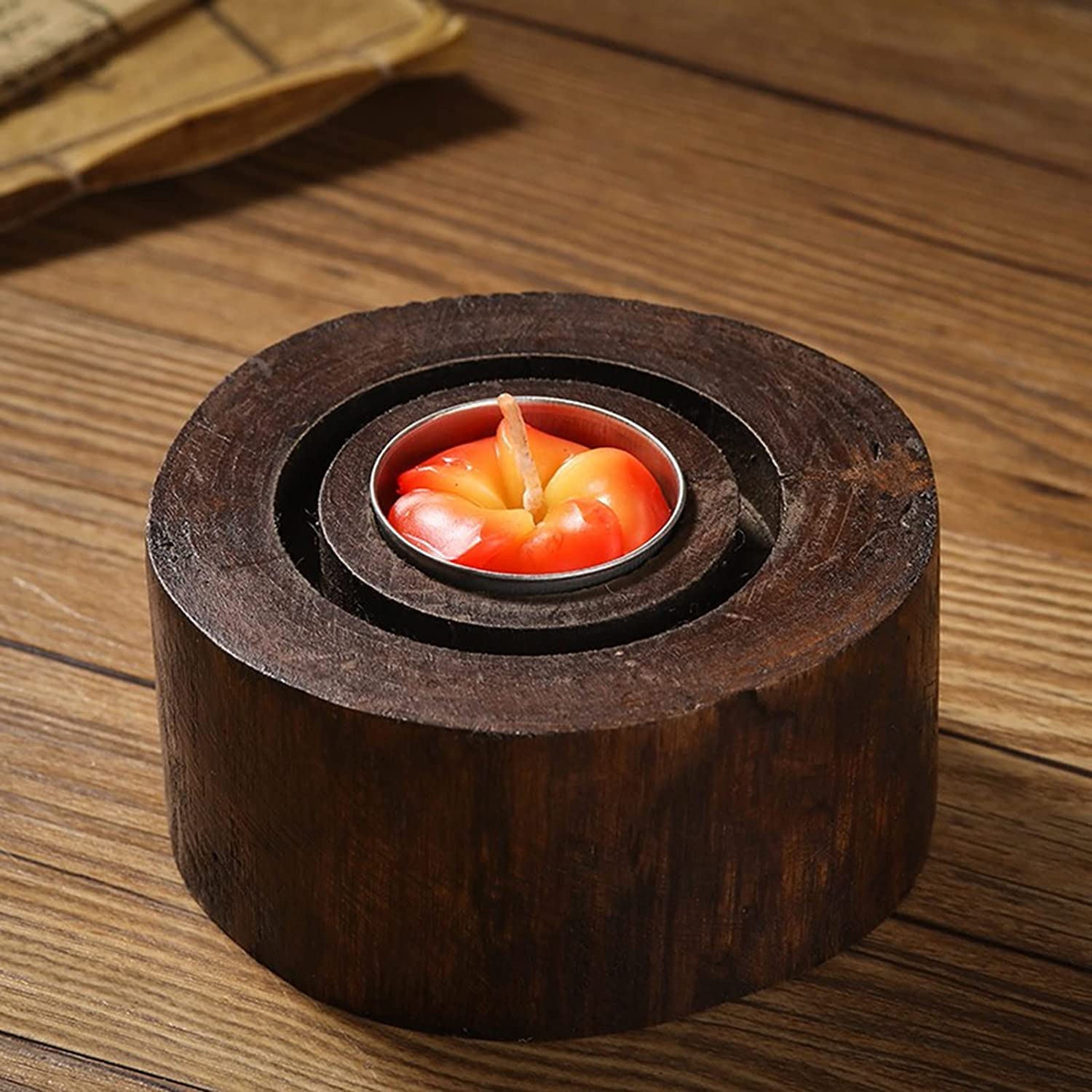 Świeczniki Stojak Na Świece Tea Light Świeczniki Ręcznie Robiony Świecznik Stojak Na Stół Kominkowy Świecznik Świecznik Stół Centralne (Color : A)