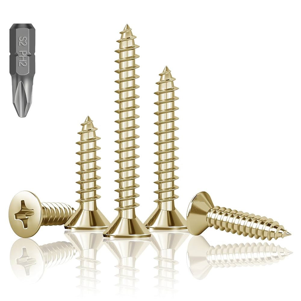 200 Viti Autofilettanti M4 X 20mm Per Legno - Testa Piatta Con Trapano Integrato - Foto 12