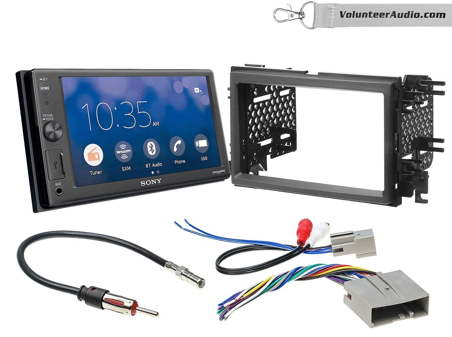 Buy Sony XAVAX1000 Double Din Radio Install Kit With Apple CarPlay, Sirius XM Ready, NO CD
