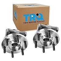 Vista 855 de TRQ Juego de 2 rodamientos de rueda trasera y conjunto de cubo con sensor ABS compatible con Ford Transit Connect 2014-2018