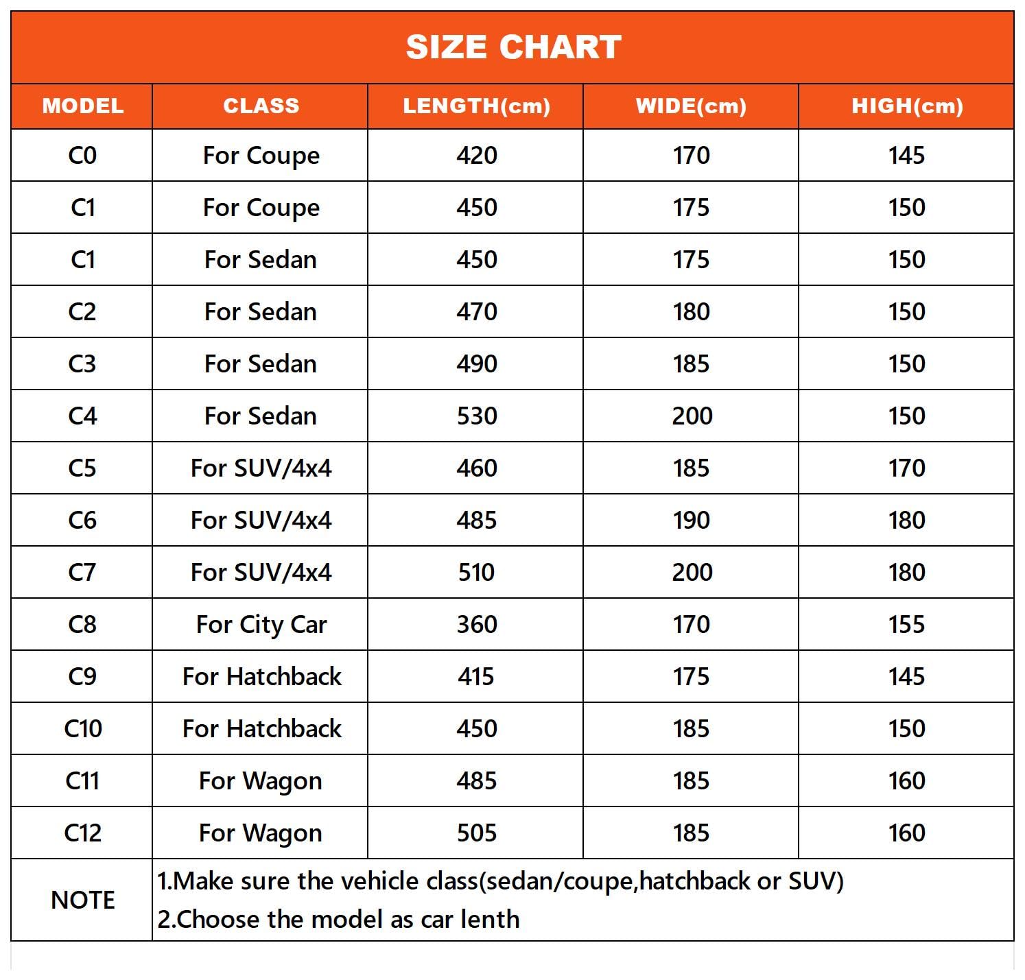 Funda Coche, Kayme Cubre Coches Exterior Impermeable Transpirable Anti-UV Antipolvo de 7 Capas, Cubierta para Coche Compatible con BMW 1 Serie /3 Serie E30/E46/E92, Rcz, Kia Rio (420 a 450 cm) 3M