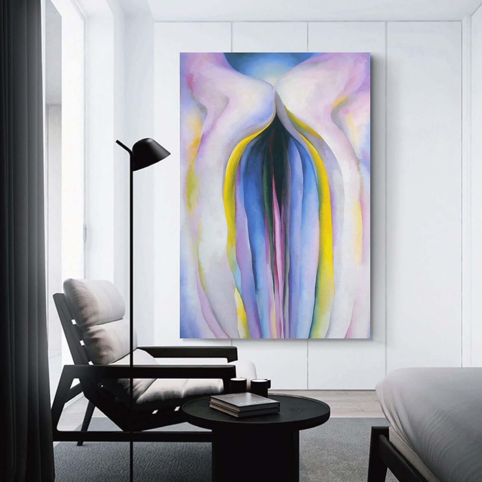 Amazon.co.jp: Georgia O'Keeffe ジョージア・オキーフポスターの黒