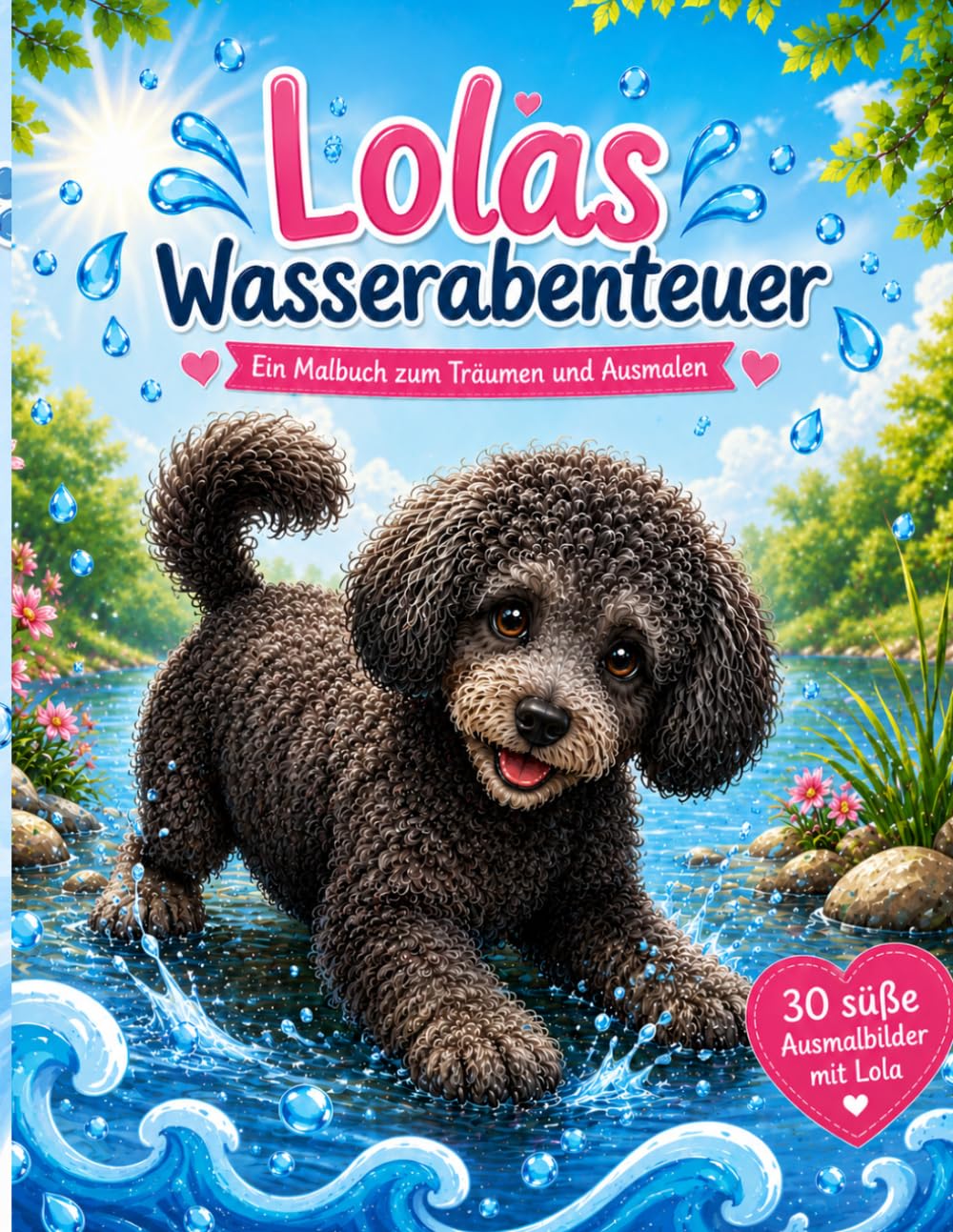 Lolas Wasserabenteuer: Ein Malbuch zum Träumen und Ausmalen