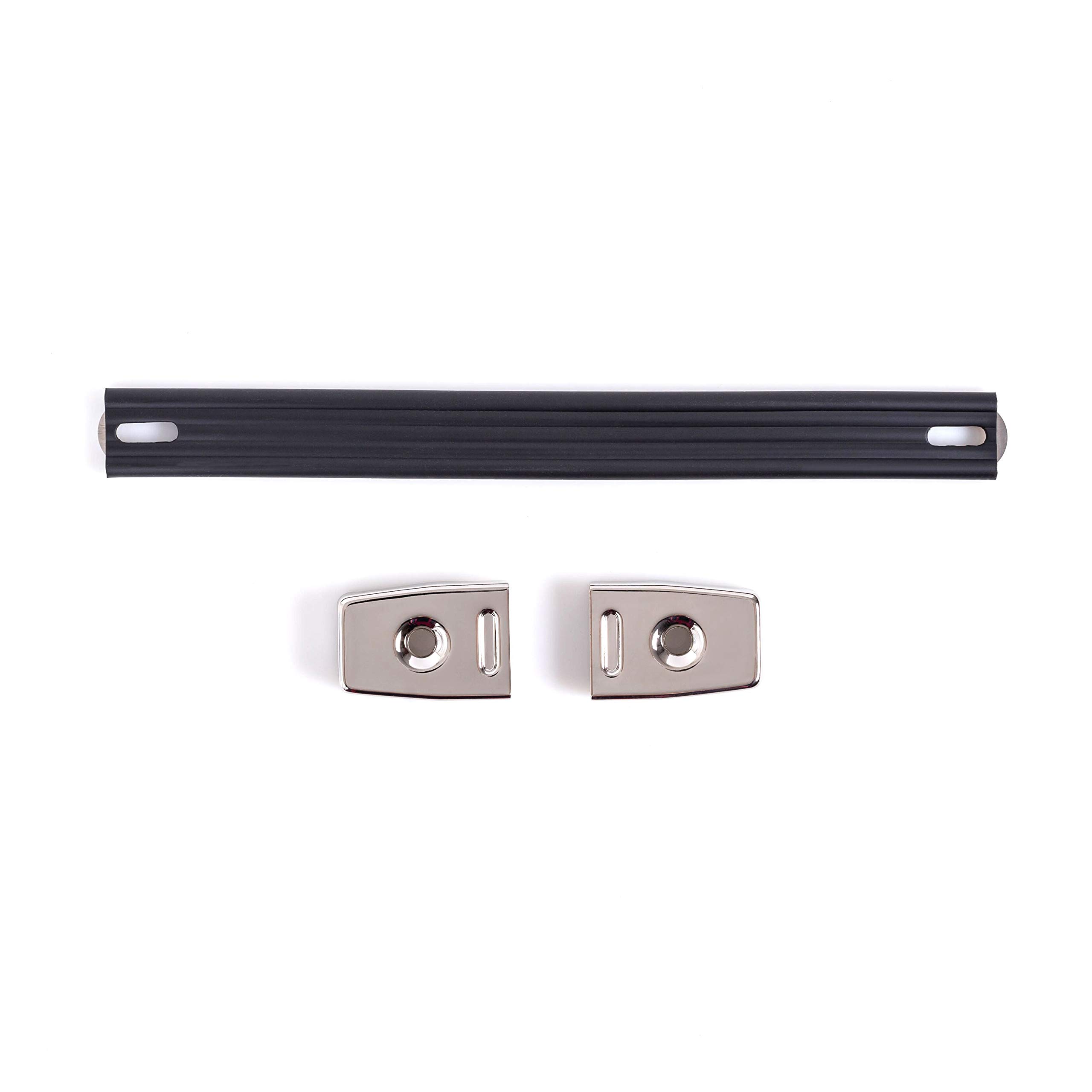 PENN ELCOM Designer Strap Handle with Steel End Caps (25.61 * 3.2 * 25.61) Plastic Strap | Alloy Steel Material | DJ Cases & Suit Cases | Non-Slip, Strong & Comfortable | Black