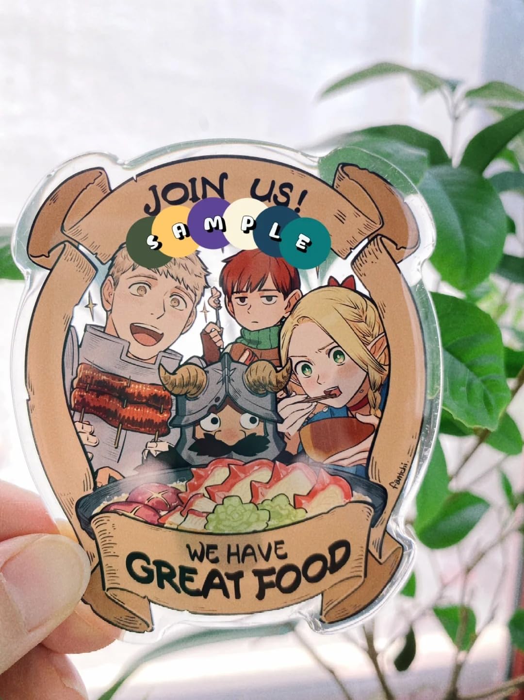 ダンジョン飯 シール ポップアップ限定 ステッカー 韓国 マルシル チルチャック ダンジョン飯 シール ポップアップ限定 ステッカー 韓国