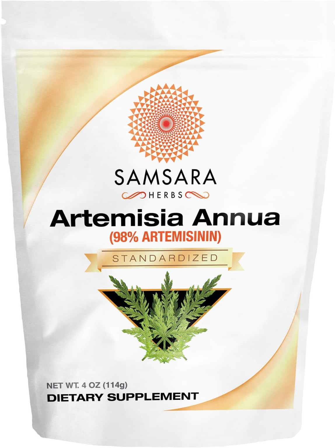 Samsara Herbs Artemisia Annua Extract (4oz/114g) - Artemisinin Annua Sweet Wormwood Powder