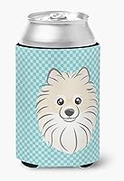 Vista 356 de Caroline's Treasures BB1293LITERK Tablero de ajedrez verde lima Weimaraner Botella de vino Hugger Funda Enfriadora Abrazador Lavable a Máquina