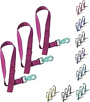 Vista 3 de Majestic Ally Paquete de 3 ganchos para correa de cubo de caballo, diseño práctico y fácil para uso en interiores o exteriores, juego de 3, 1 x 22