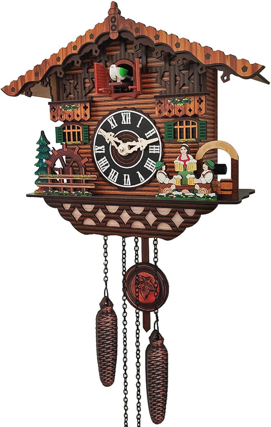 Wall Clock,Cuckoo Clocks,Cuckoo Clocks for Wall,Cuckoo Wall Clock Bird Clock Home Decor Digital Wall Clock Cuckoo Pendulum Clock Christmas Clock Gifts
