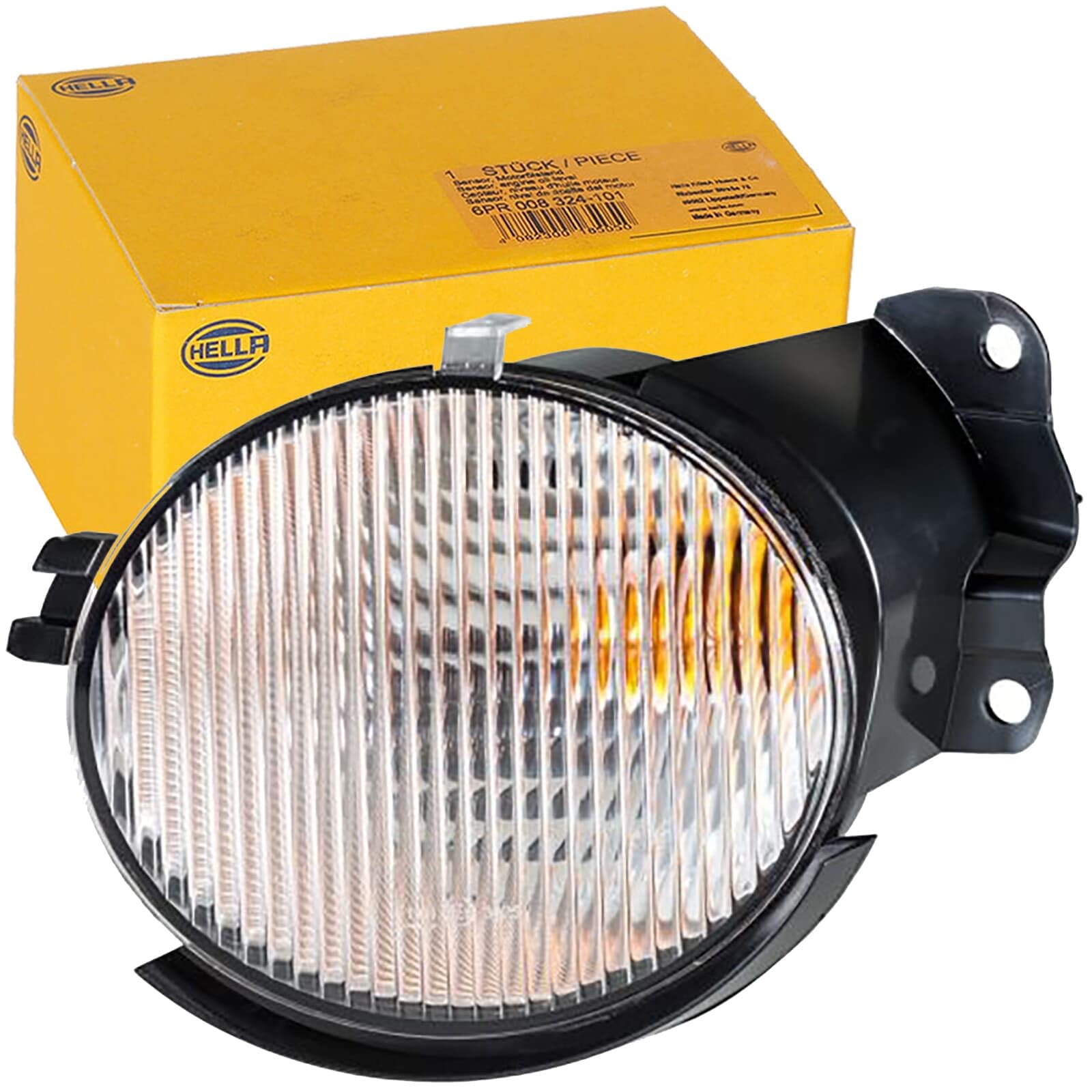 HELLA 2BA 011 109-031 Direction Indicator - Halogen - Milk White - ECE - left