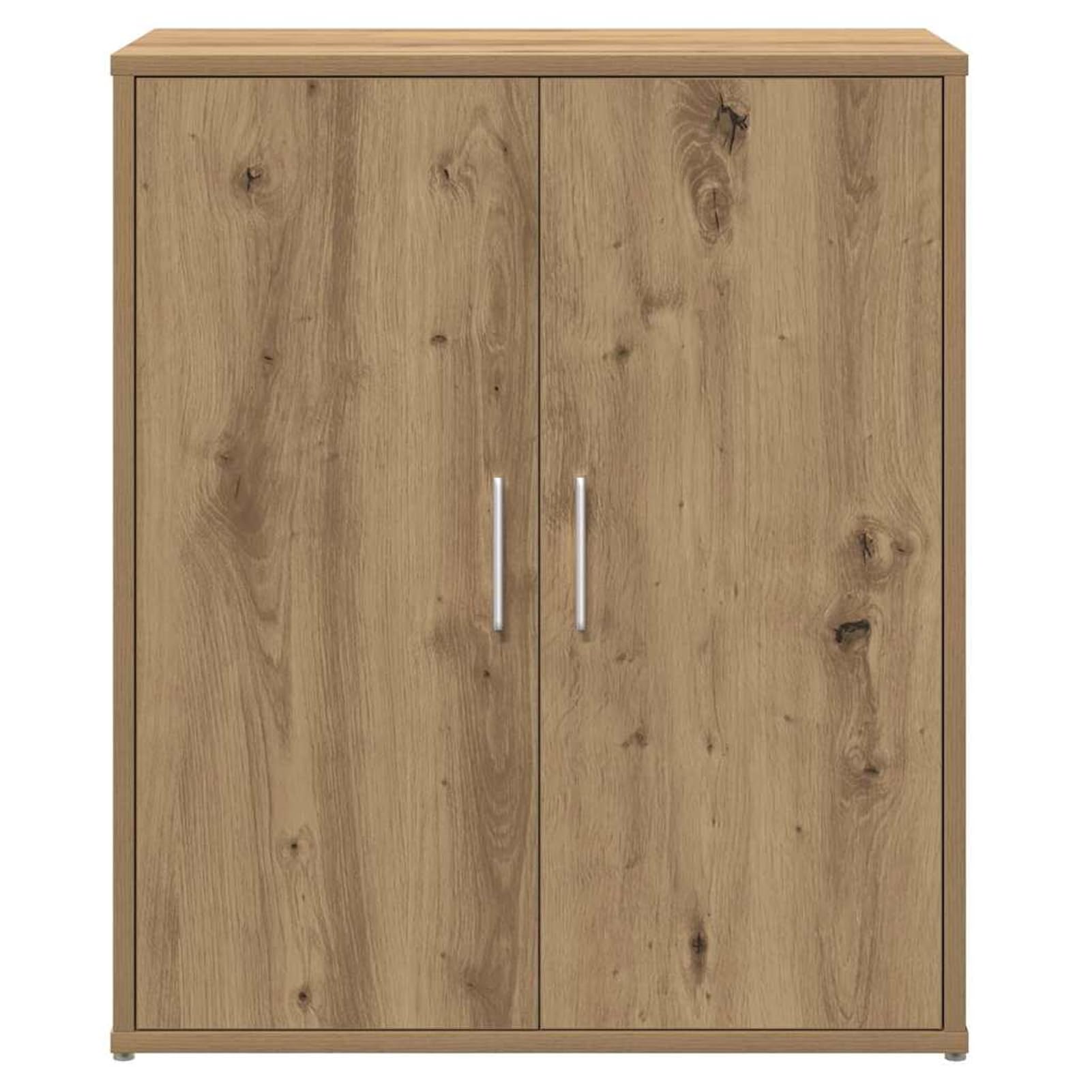 Homgoday Hochboard mit Regal mit Speicher mit Tür 2 pcs Eiche handwerklich 60 x 31 x 70 cm küchenzeilen