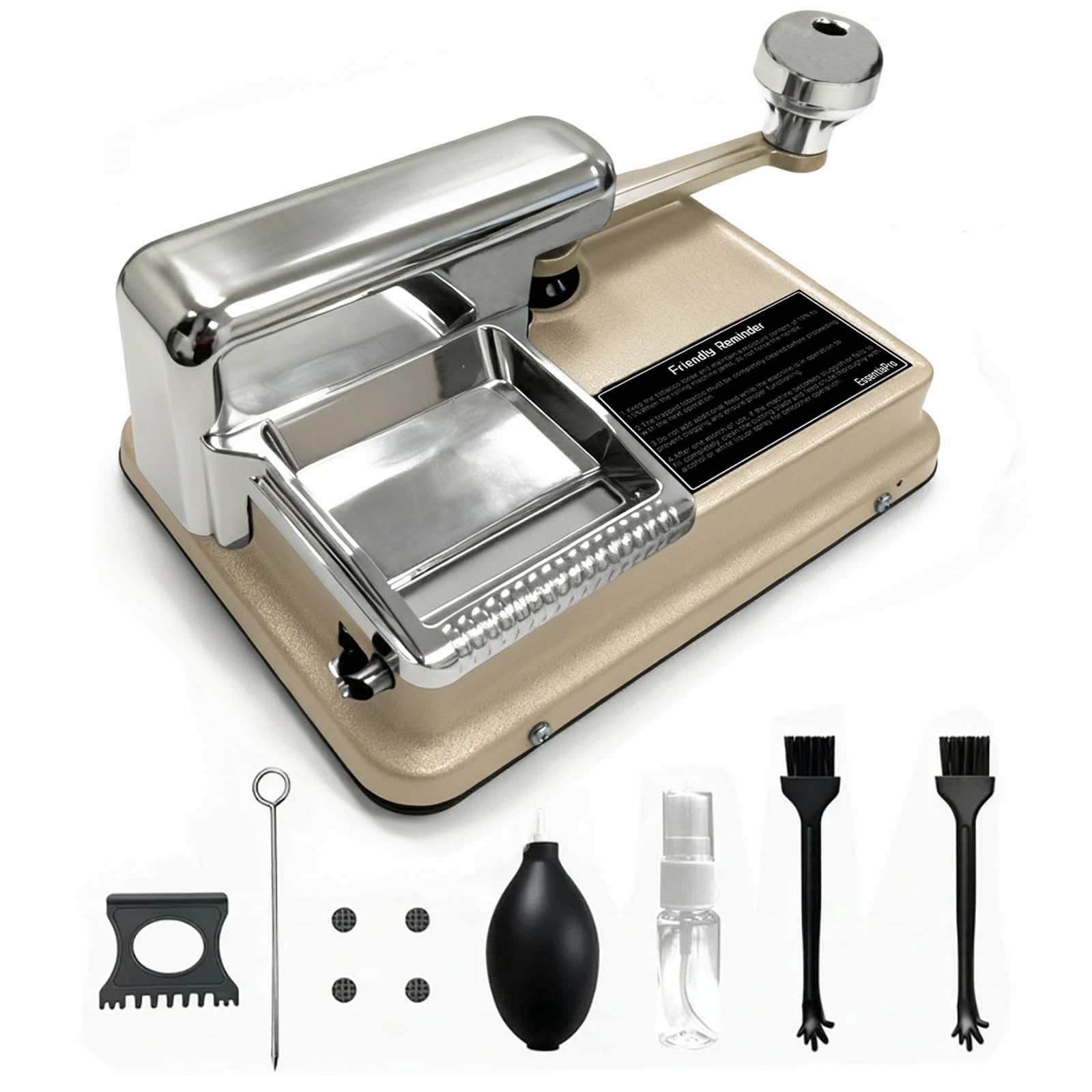 commercial tobacco rolling machine Natural Smokes LLC Roll Your Own Cigarettes 100% Pure Brass Tobacco Rolling Machine |