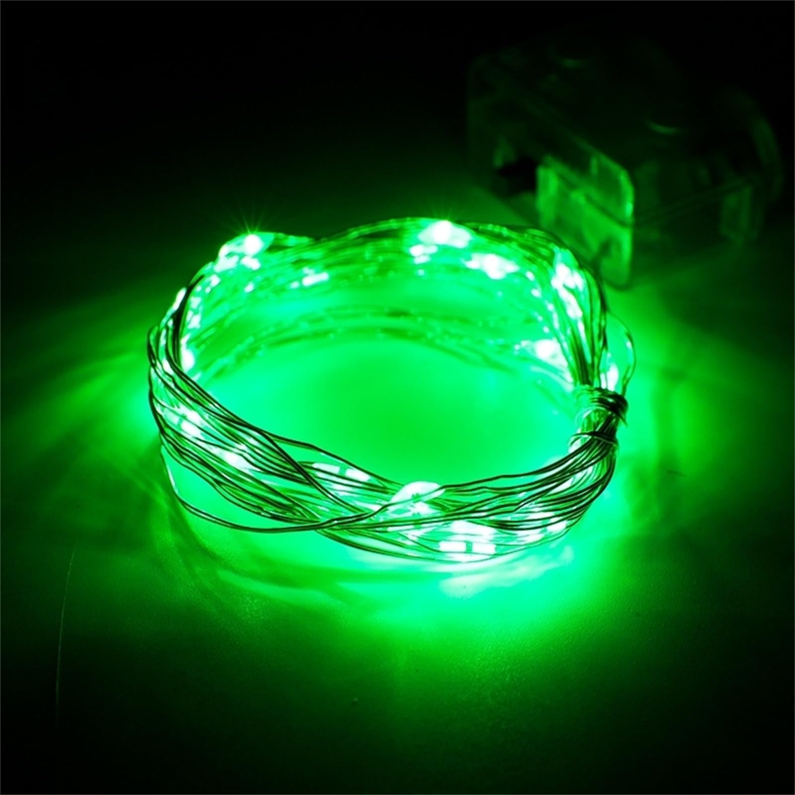 FANSU LED Garden Lights, 8 Modes Indoor/Outdoor Solar String Lights, Versatile Solar Lights Outdoor Garden, for Patio Yard Home Christmas Parties Wedding Decorations (Green,12m/100 LED)